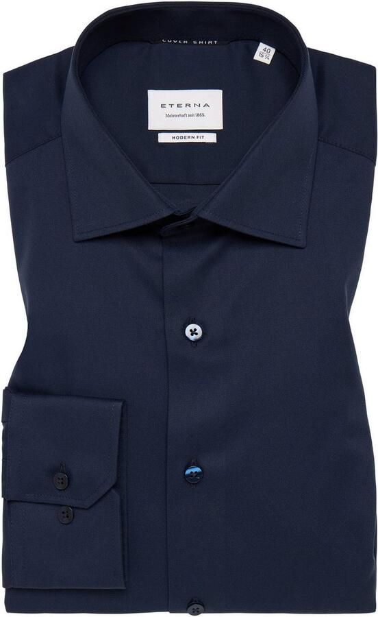 Eterna Overhemd met lange mouwen MODERN FIT NON IRON (strijkvrij) - Foto 5