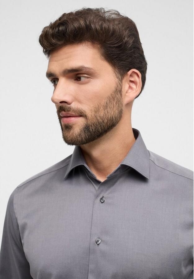 Eterna Overhemd met lange mouwen MODERN FIT NON IRON (strijkvrij) - Foto 3