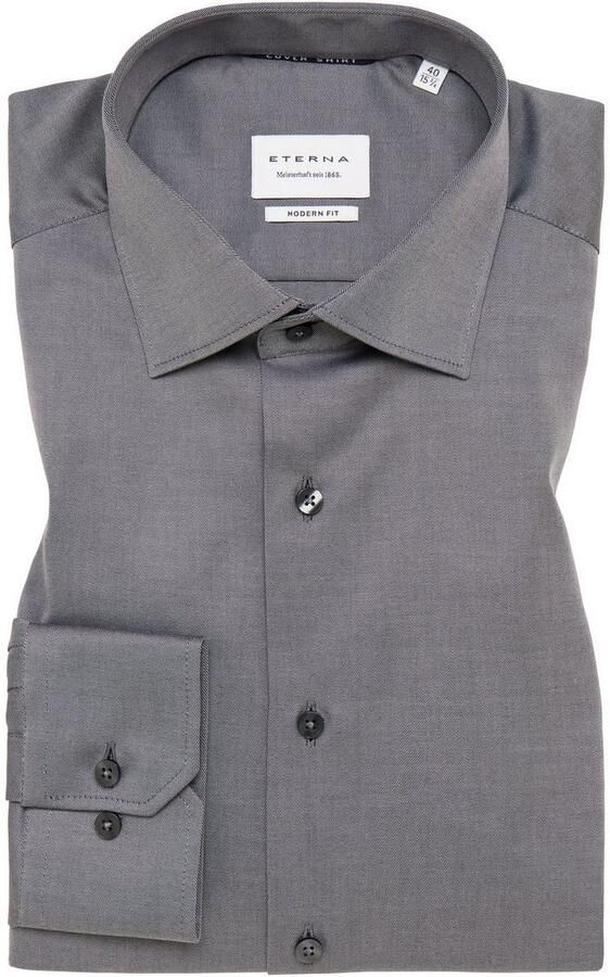 Eterna Overhemd met lange mouwen MODERN FIT NON IRON (strijkvrij) - Foto 5
