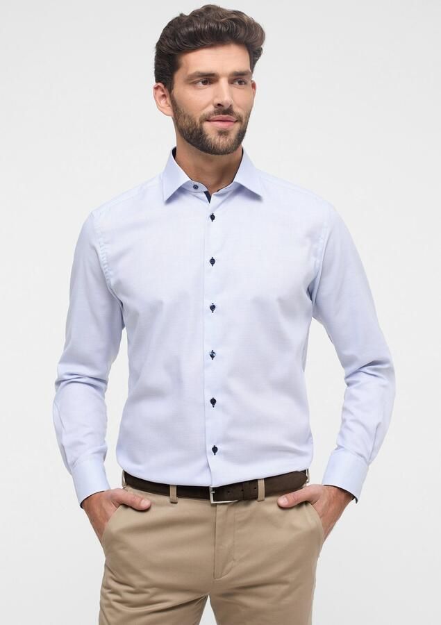 Eterna Overhemd met lange mouwen MODERN FIT NON IRON (strijkvrij) - Foto 6