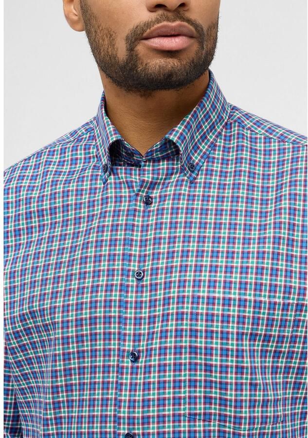 Eterna Overhemd met lange mouwen MODERN FIT NON IRON (strijkvrij)