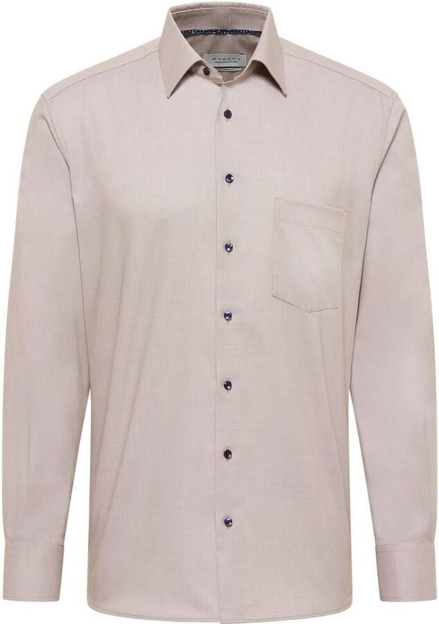 Eterna Overhemd met lange mouwen MODERN FIT NON IRON (strijkvrij)
