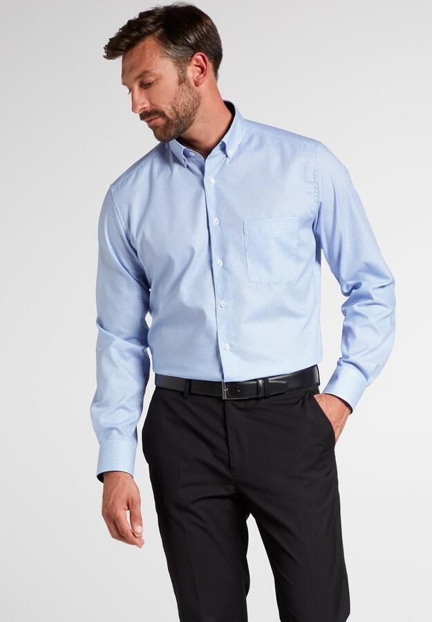 Eterna Overhemd met lange mouwen MODERN FIT NON IRON (strijkvrij) - Foto 6