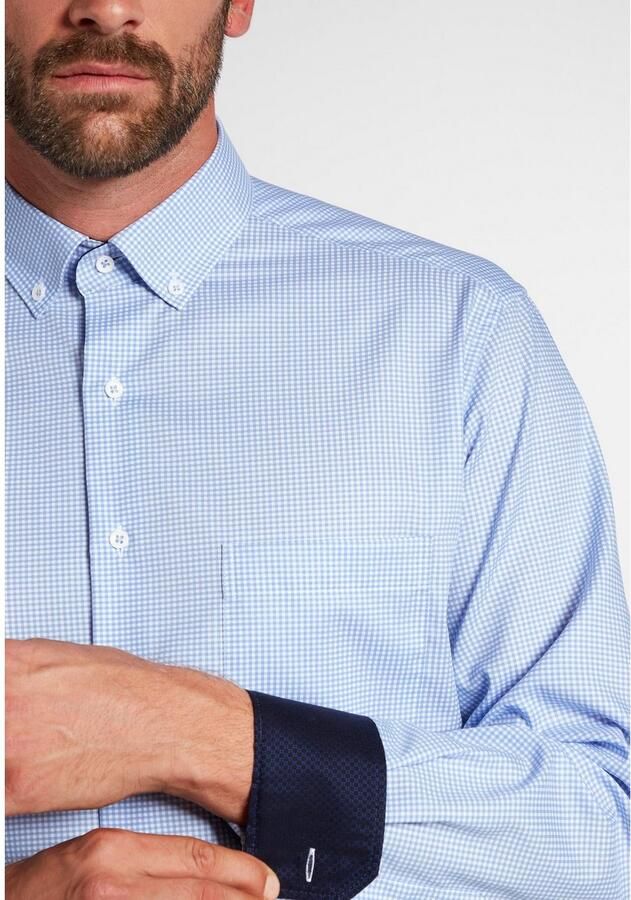 Eterna Overhemd met lange mouwen MODERN FIT NON IRON (strijkvrij) - Foto 2