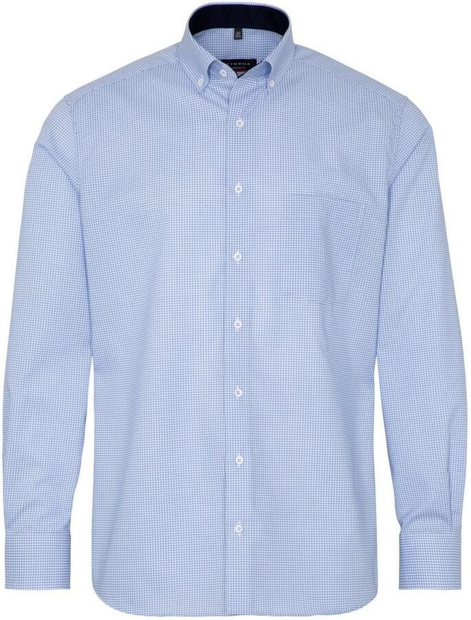 Eterna Overhemd met lange mouwen MODERN FIT NON IRON (strijkvrij)