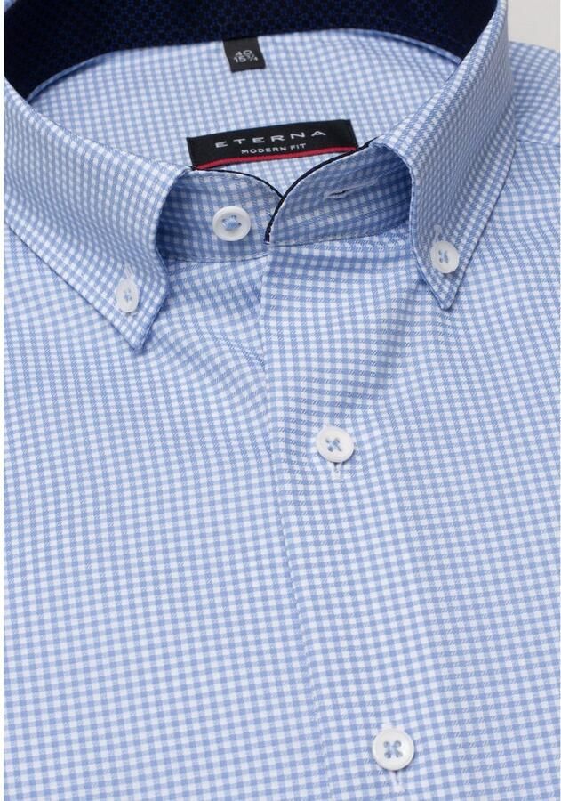 Eterna Overhemd met lange mouwen MODERN FIT NON IRON (strijkvrij) - Foto 3