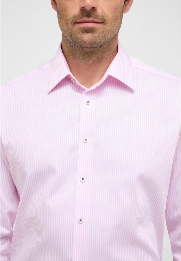 Eterna Overhemd met lange mouwen MODERN FIT NON IRON (strijkvrij) - Foto 2