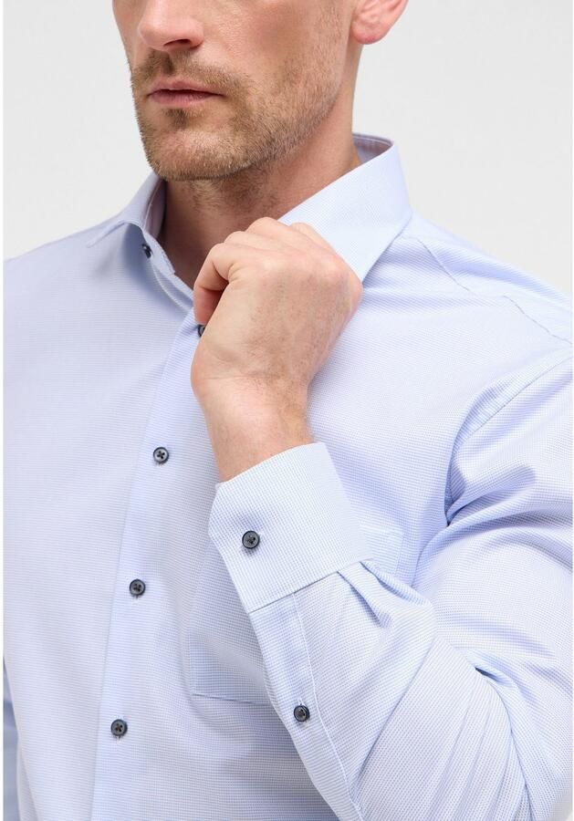 Eterna Overhemd met lange mouwen MODERN FIT NON IRON (strijkvrij) - Foto 3