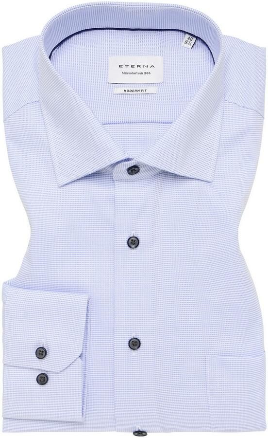 Eterna Overhemd met lange mouwen MODERN FIT NON IRON (strijkvrij) - Foto 5