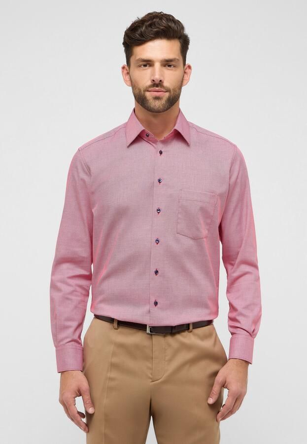 Eterna Overhemd met lange mouwen MODERN FIT NON IRON (strijkvrij) - Foto 6