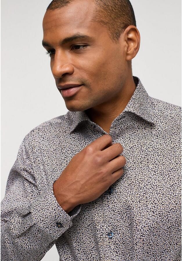 Eterna Overhemd met lange mouwen MODERN FIT NON IRON (strijkvrij) - Foto 3