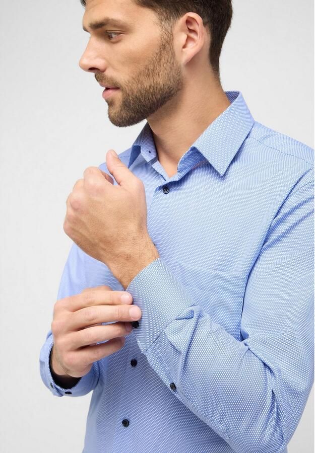 Eterna Overhemd met lange mouwen MODERN FIT NON IRON (strijkvrij) - Foto 3