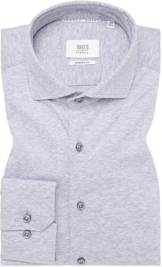 Eterna Overhemd met lange mouwen MODERN FIT NON IRON (strijkvrij) - Foto 5