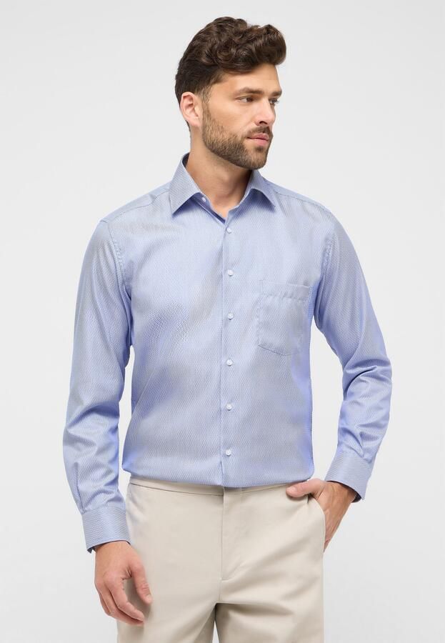 Eterna Overhemd met lange mouwen MODERN FIT NON IRON (strijkvrij) - Foto 6