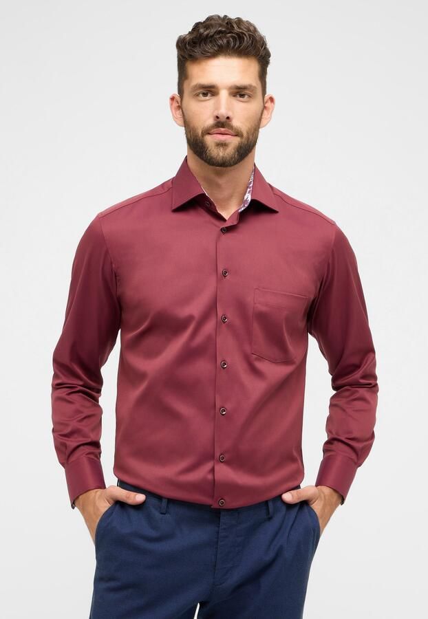 Eterna Overhemd met lange mouwen MODERN FIT NON IRON (strijkvrij) - Foto 5