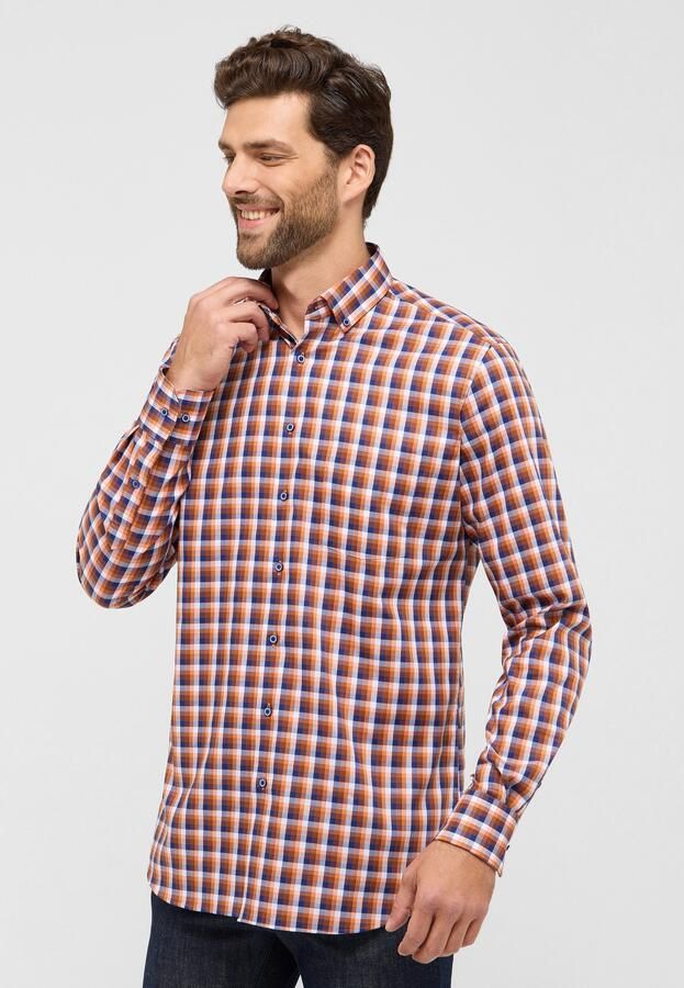 Eterna Overhemd met lange mouwen MODERN FIT NON IRON (strijkvrij) - Foto 5
