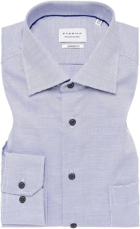 Eterna Overhemd met lange mouwen MODERN FIT NON IRON (strijkvrij) - Foto 5