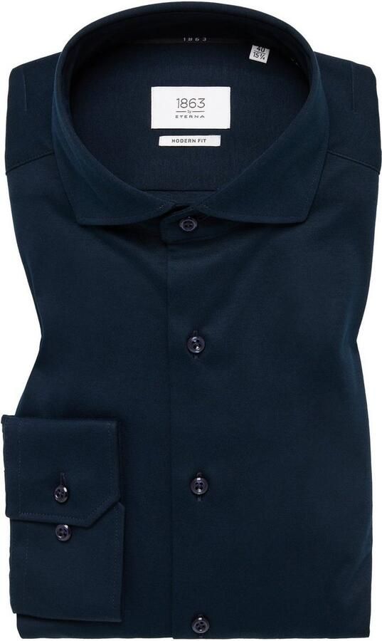 Eterna Overhemd met lange mouwen MODERN FIT NON IRON (strijkvrij) - Foto 6