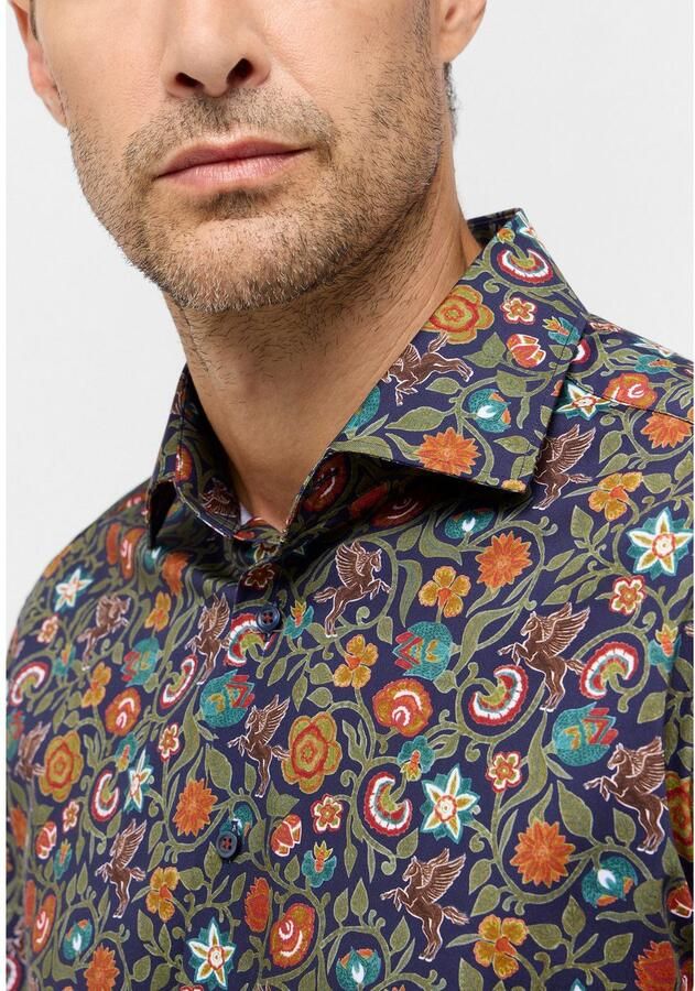 Eterna Overhemd met lange mouwen MODERN FIT NON IRON (strijkvrij) - Foto 3