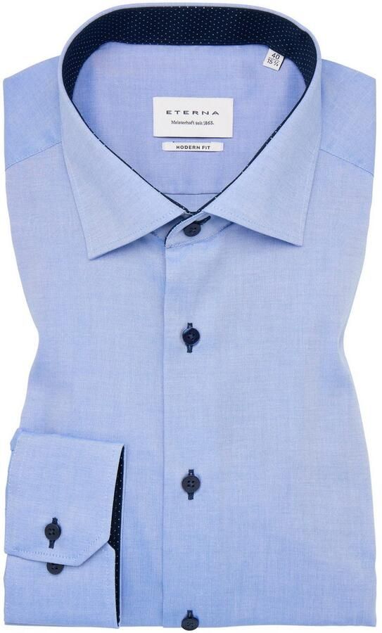 Eterna Overhemd met lange mouwen MODERN FIT NON IRON (strijkvrij) - Foto 8