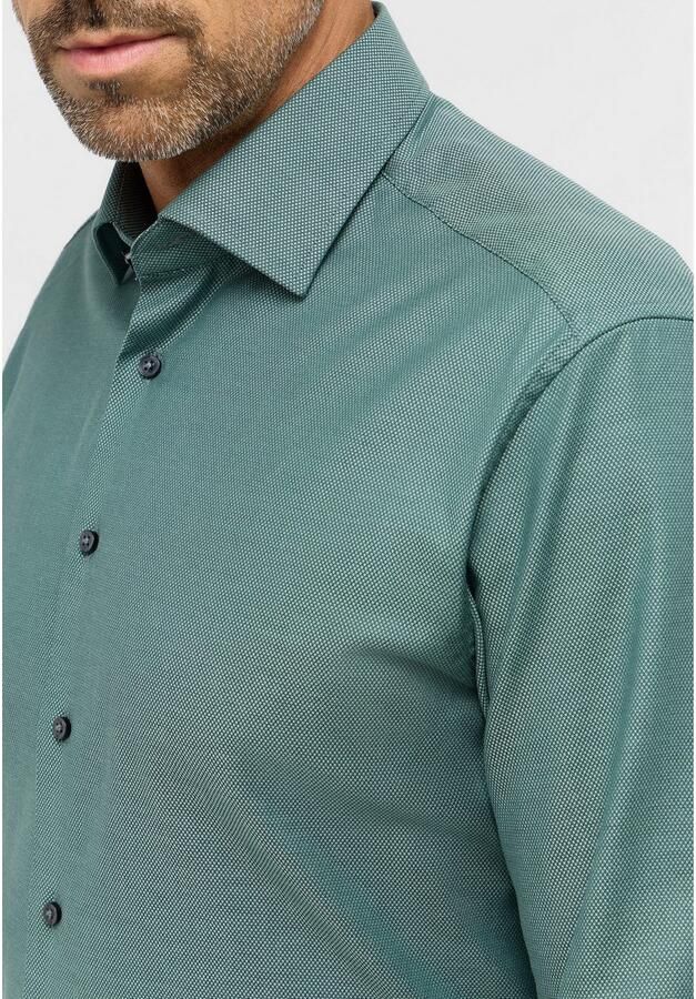 Eterna Overhemd met lange mouwen MODERN FIT NON IRON (strijkvrij)
