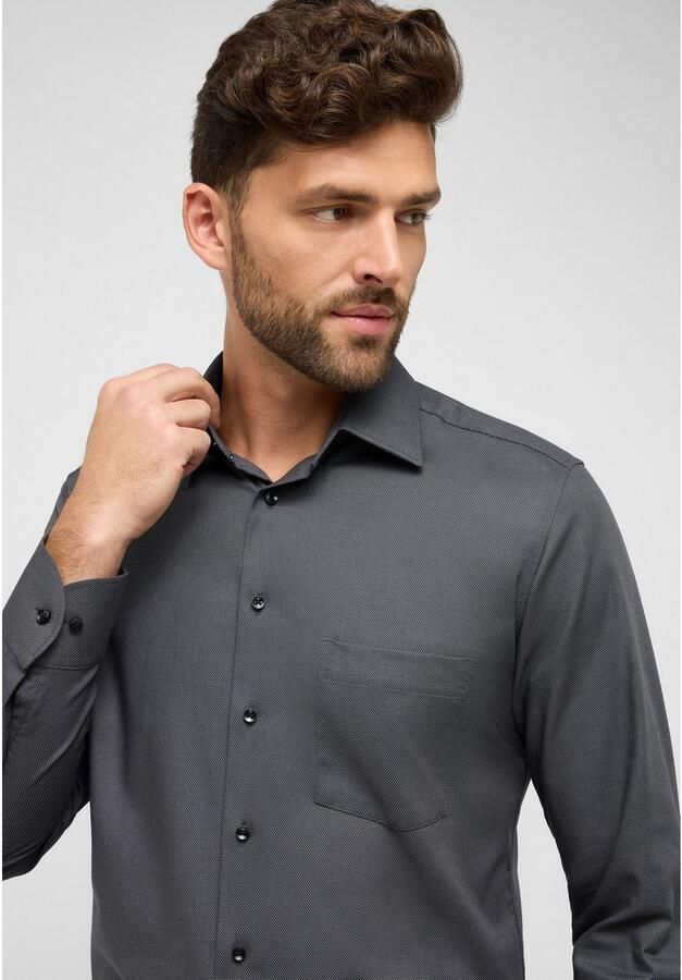 Eterna Overhemd met lange mouwen MODERN FIT NON IRON (strijkvrij)