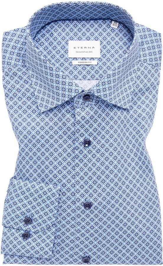 Eterna Overhemd met lange mouwen MODERN FIT NON IRON (strijkvrij) - Foto 5