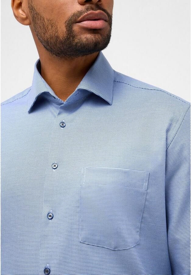 ETERNA REGULAR FIT Regular fit zakelijk overhemd met effen structuur - Foto 2