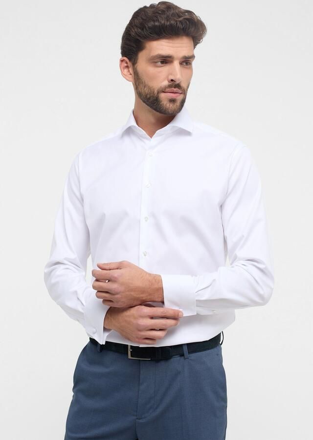 Eterna Overhemd met lange mouwen MODERN FIT NON IRON (strijkvrij)