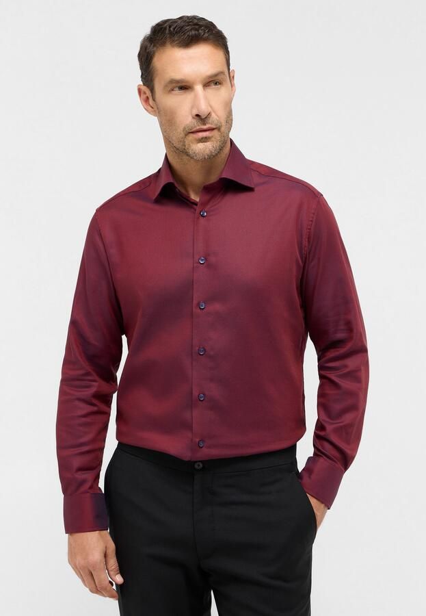 Eterna Overhemd met lange mouwen MODERN FIT NON IRON (strijkvrij) - Foto 6