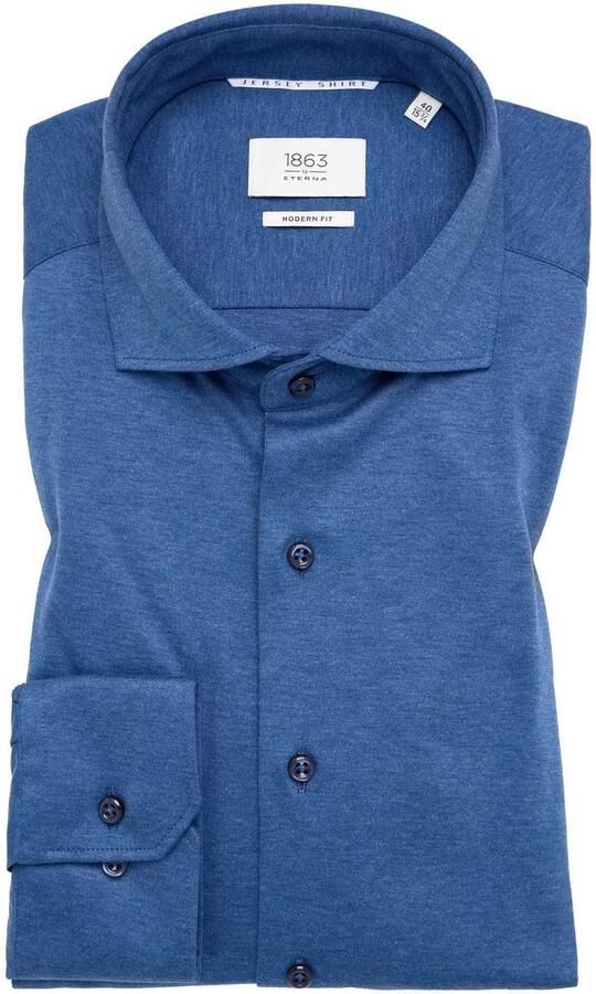 Eterna Overhemd met lange mouwen MODERN FIT NON IRON (strijkvrij) - Foto 5