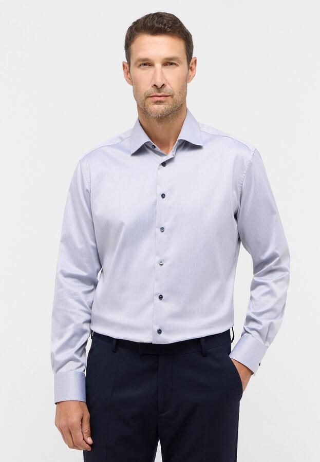 Eterna Overhemd met lange mouwen MODERN FIT NON IRON (strijkvrij) - Foto 6