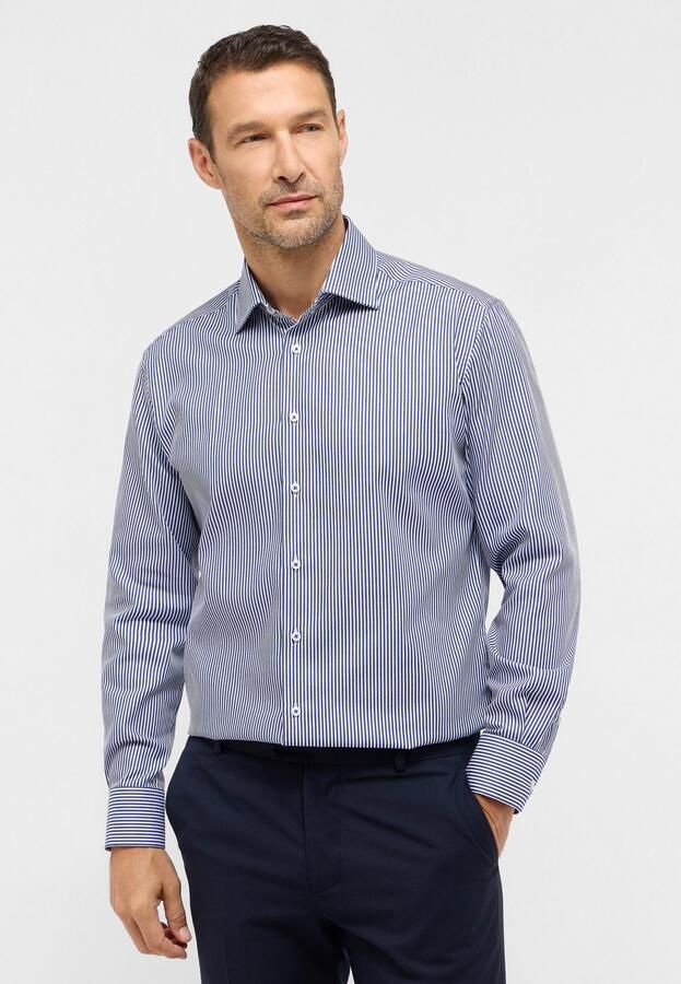 ETERNA REGULAR FIT Regular fit zakelijk overhemd met new-kentkraag - Foto 6