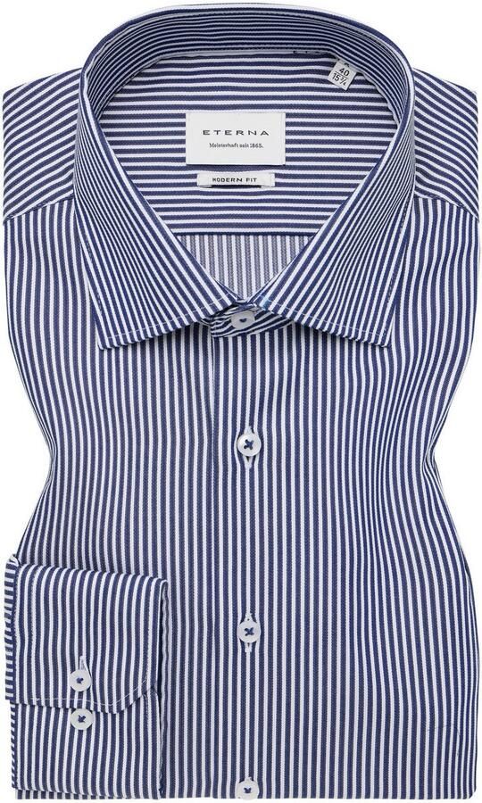 ETERNA REGULAR FIT Regular fit zakelijk overhemd met new-kentkraag - Foto 5