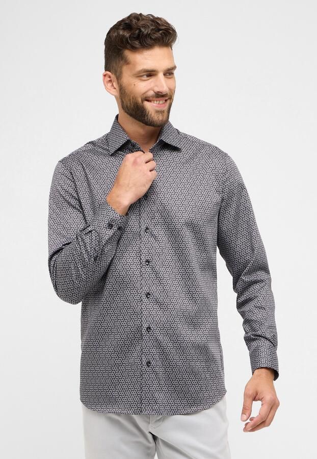 Eterna Overhemd met lange mouwen MODERN FIT NON IRON (strijkvrij) - Foto 6