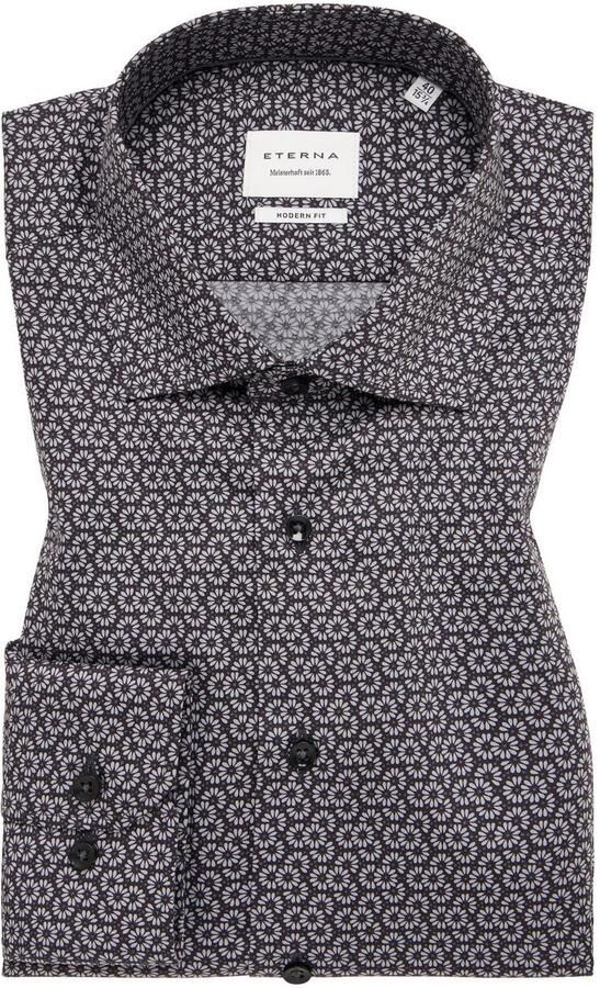 Eterna Overhemd met lange mouwen MODERN FIT NON IRON (strijkvrij) - Foto 5