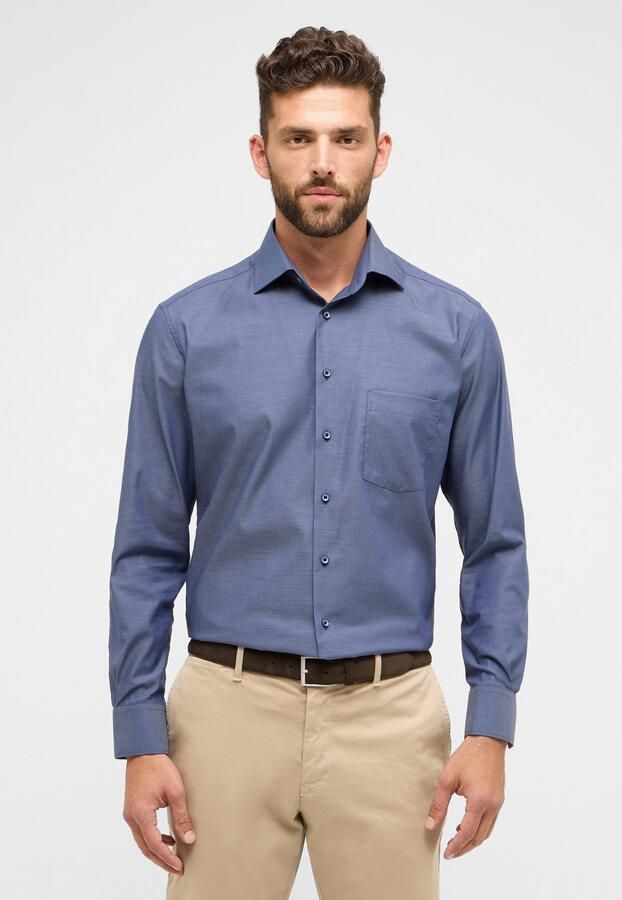 Eterna Overhemd met lange mouwen MODERN FIT NON IRON (strijkvrij) - Foto 6