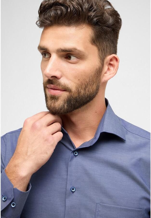 Eterna Overhemd met lange mouwen MODERN FIT NON IRON (strijkvrij) - Foto 3