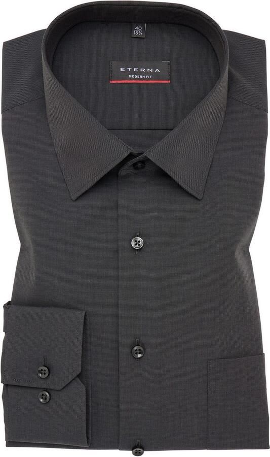 Eterna Overhemd met lange mouwen MODERN FIT NON IRON (strijkvrij) - Foto 5