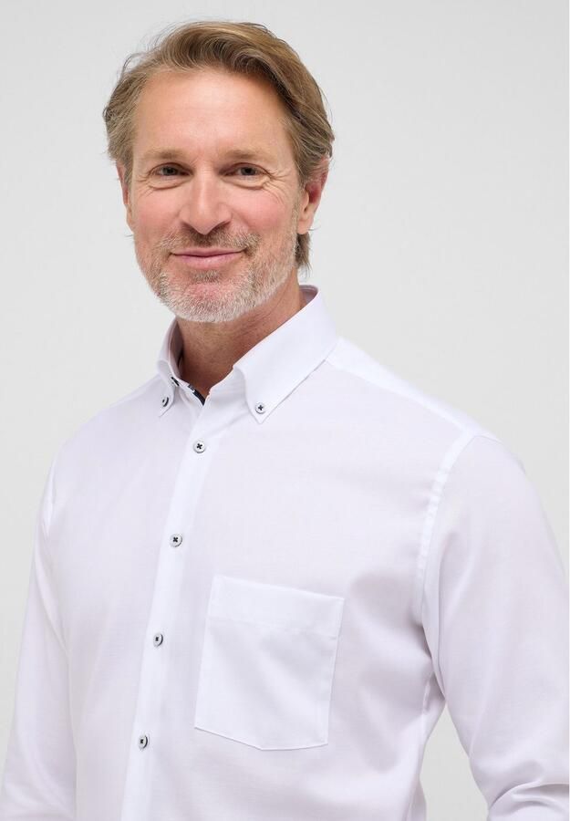Eterna Overhemd met lange mouwen MODERN FIT NON IRON (strijkvrij) - Foto 2