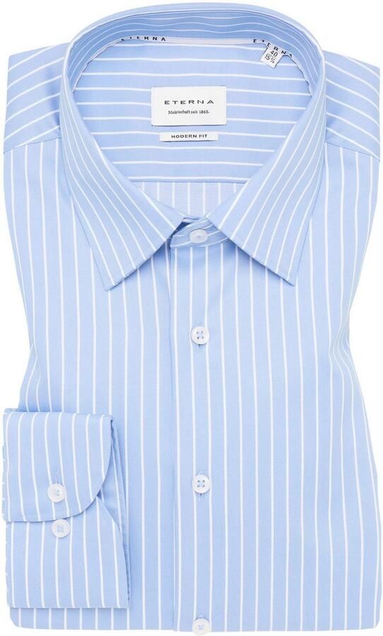 Eterna Overhemd met lange mouwen MODERN FIT NON IRON (strijkvrij) - Foto 5