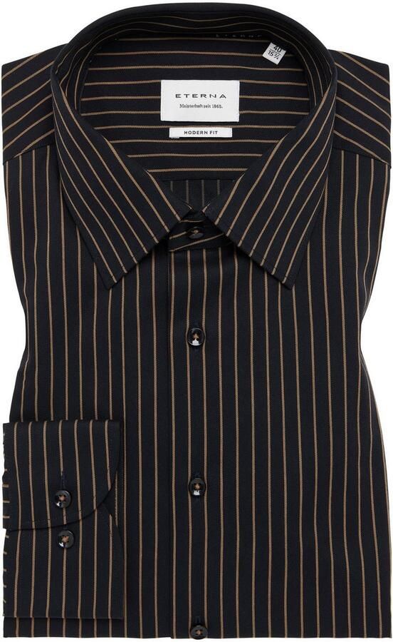 Eterna Overhemd met lange mouwen MODERN FIT NON IRON (strijkvrij) - Foto 5