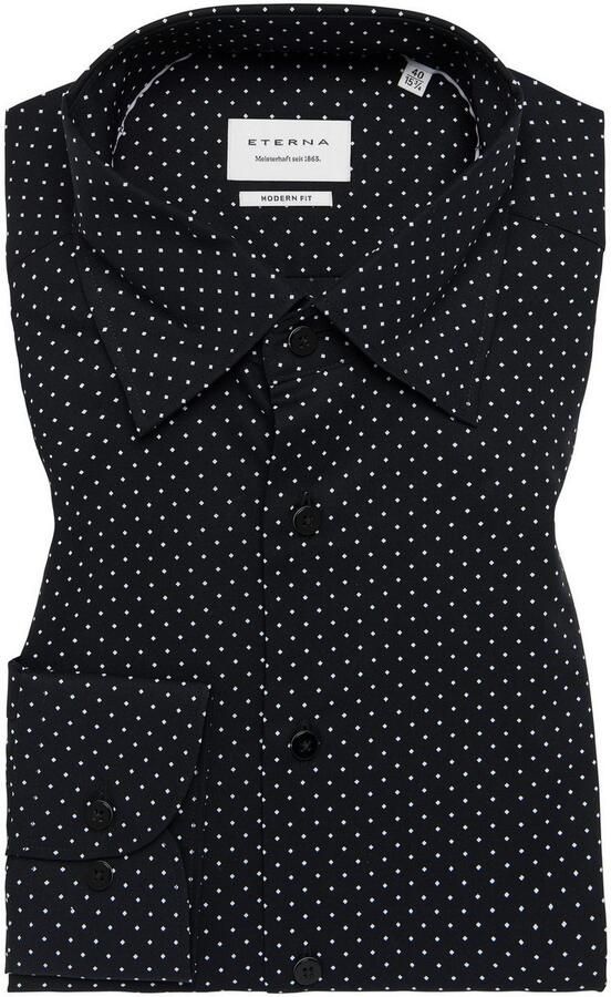Eterna Overhemd met lange mouwen MODERN FIT NON IRON (strijkvrij) - Foto 5