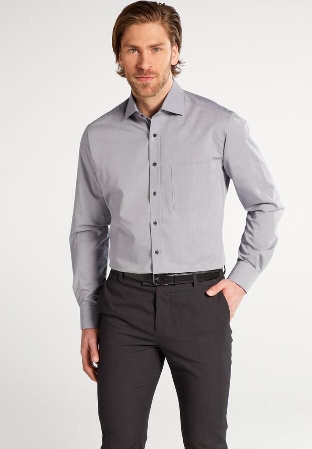 Eterna Overhemd met lange mouwen MODERN FIT NON IRON (strijkvrij) - Foto 6