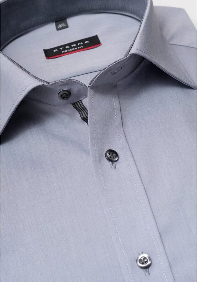 Eterna Overhemd met lange mouwen MODERN FIT NON IRON (strijkvrij) - Foto 3