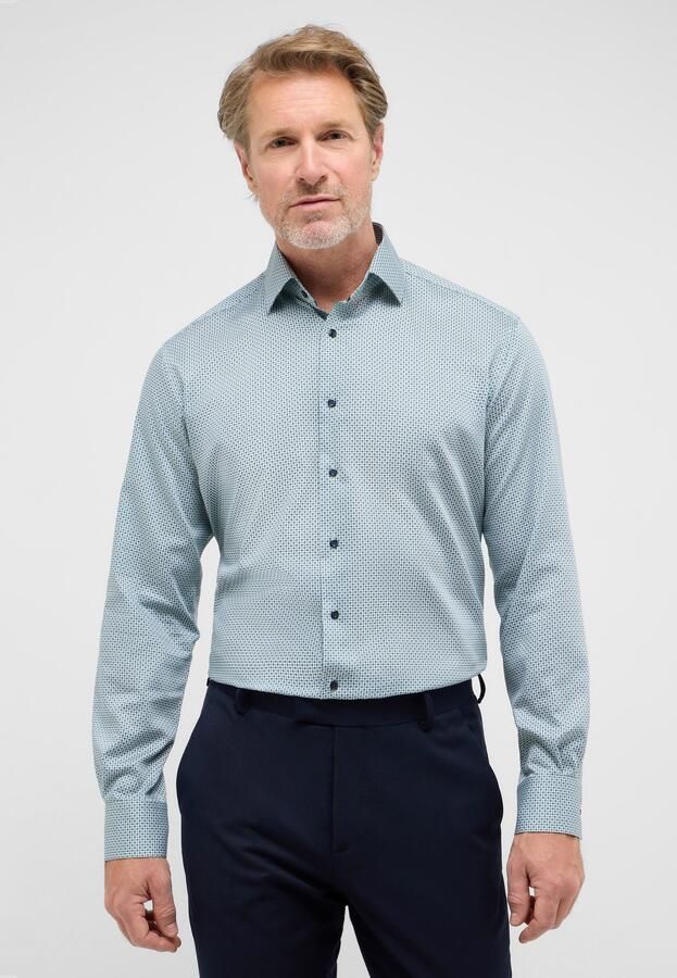 Eterna Overhemd met lange mouwen MODERN FIT NON IRON (strijkvrij) - Foto 6