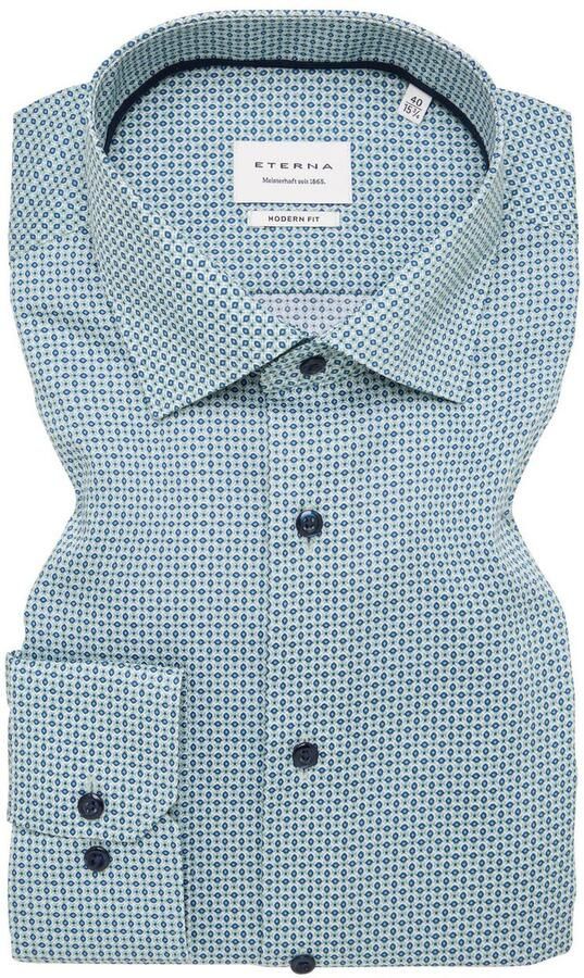 Eterna Overhemd met lange mouwen MODERN FIT NON IRON (strijkvrij) - Foto 5