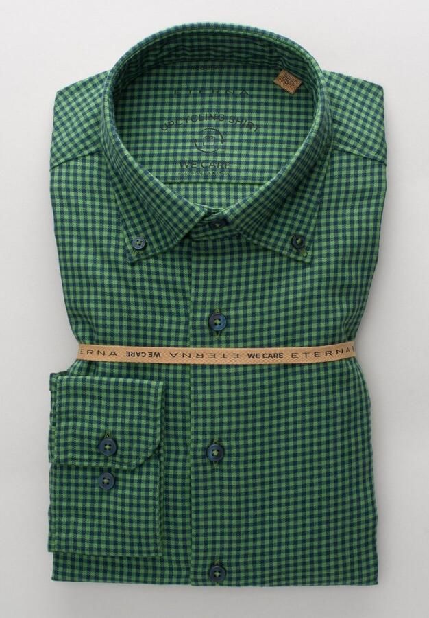 Eterna Overhemd met lange mouwen Regular fit EASY IRON (gemakkelijk te strijken) - Foto 5