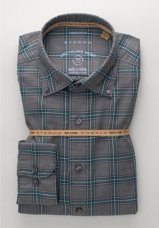 Eterna Overhemd met lange mouwen Regular fit EASY IRON (gemakkelijk te strijken) - Foto 4