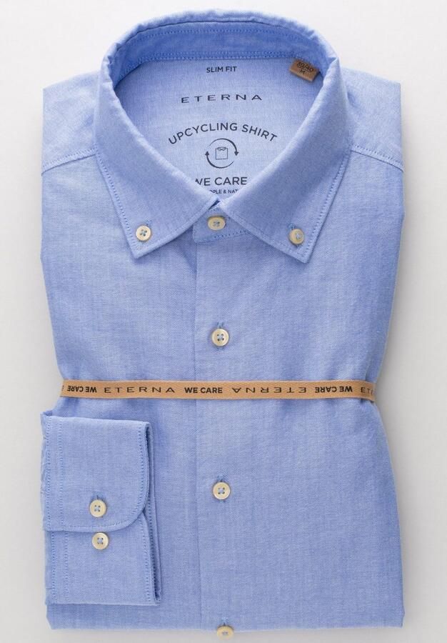 Eterna Overhemd met lange mouwen Slim fit EASY IRON (gemakkelijk te strijken) - Foto 4